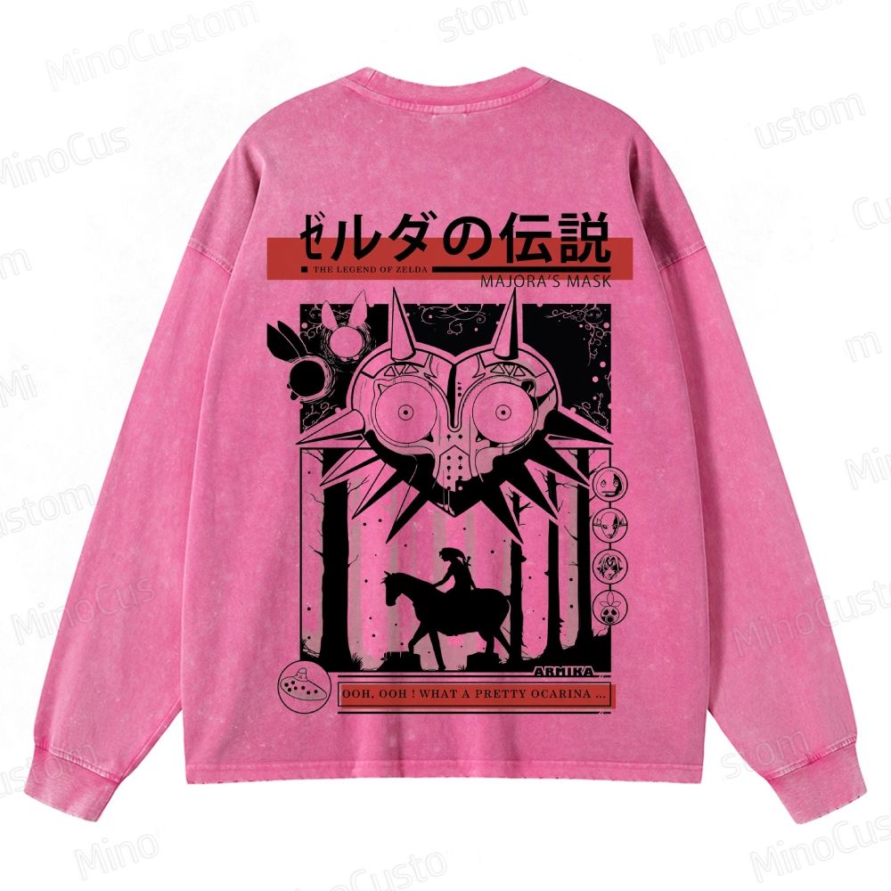 Game - Themed Washed Sweatshirt