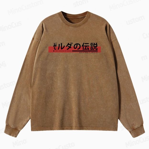 Game - Themed Washed Sweatshirt