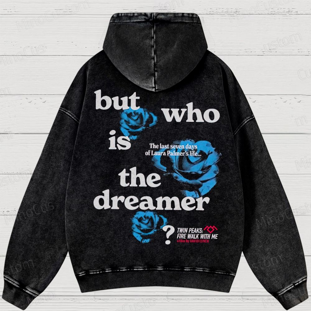 Twin Peaks Blue Rose Washed Hoodies