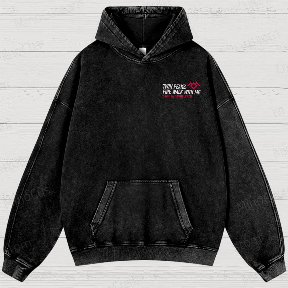 Twin Peaks Blue Rose Washed Hoodies