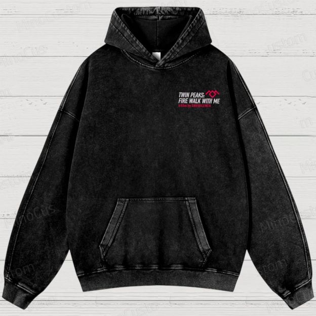 Twin Peaks Blue Rose Washed Hoodies