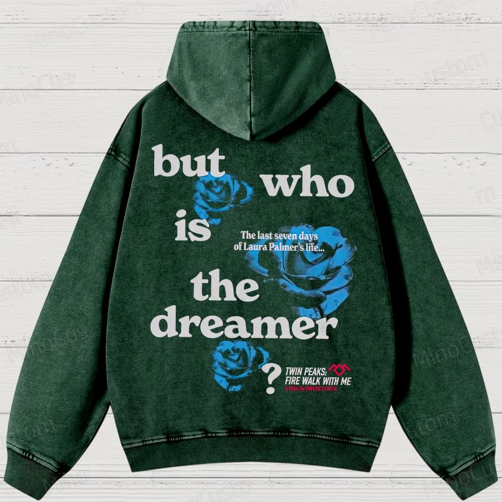 Twin Peaks Blue Rose Washed Hoodies
