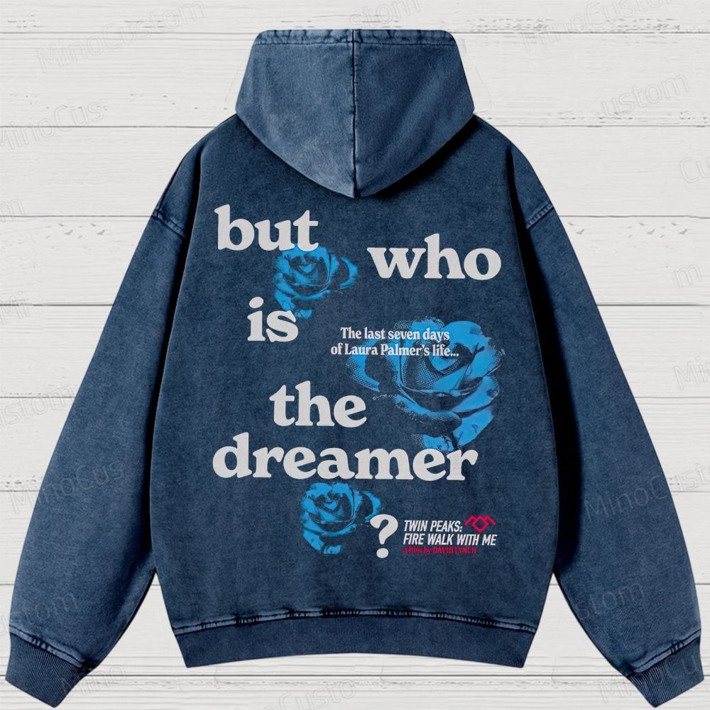 Twin Peaks Blue Rose Washed Hoodies