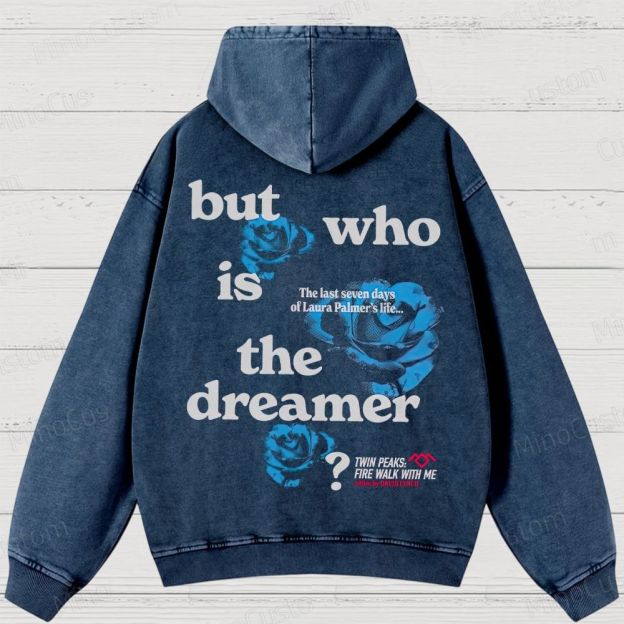 Twin Peaks Blue Rose Washed Hoodies