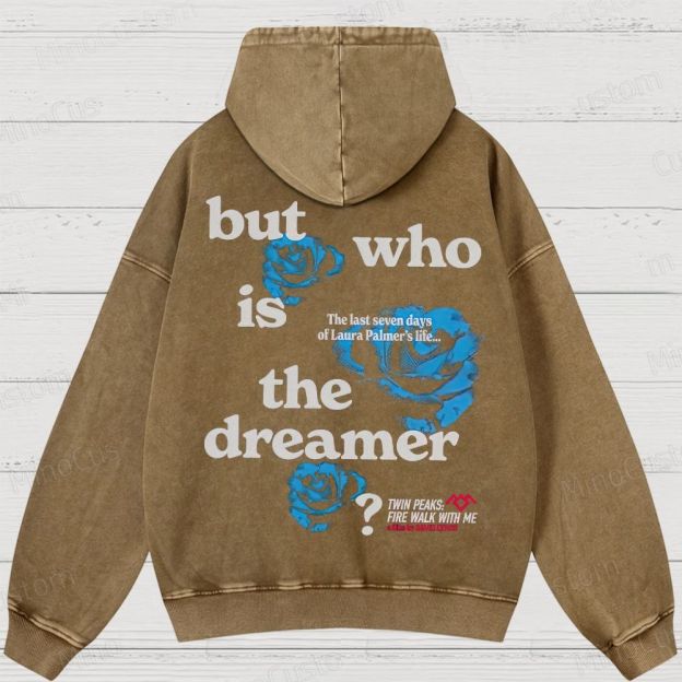 Twin Peaks Blue Rose Washed Hoodies