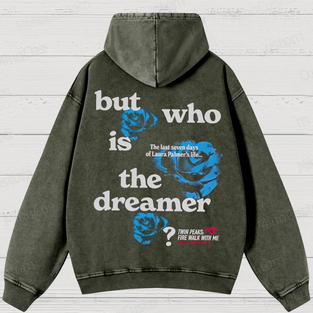 Twin Peaks Blue Rose Washed Hoodies