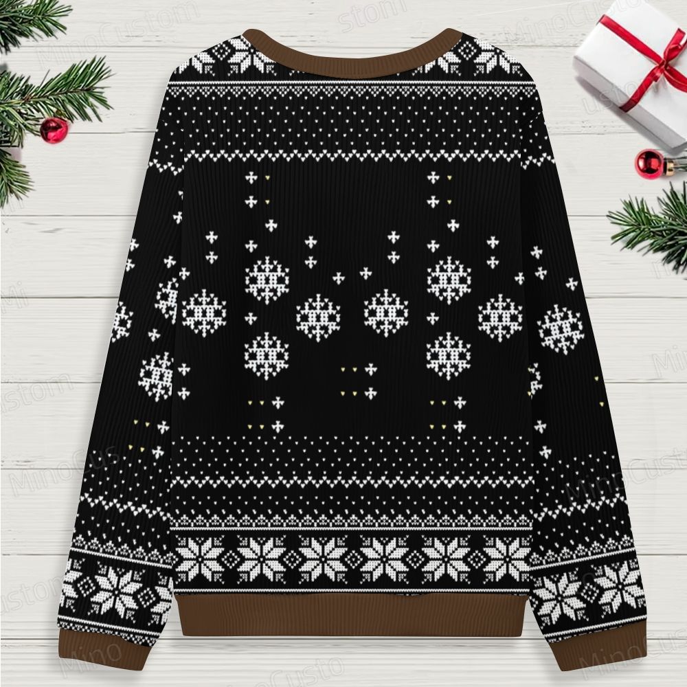 Happy Ni Year! Ugly Christmas Knit sweatshirt