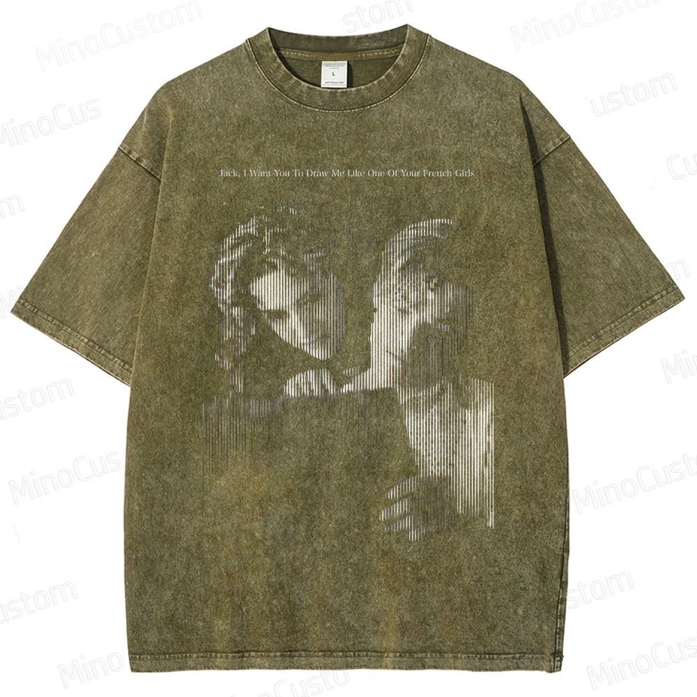 Romance - Themed Washed T - Shirt