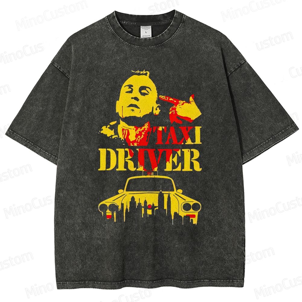 Urban Drama Themed Washed T - Shirt