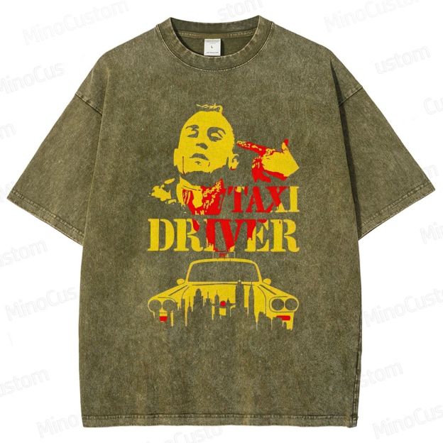 Urban Drama Themed Washed T - Shirt