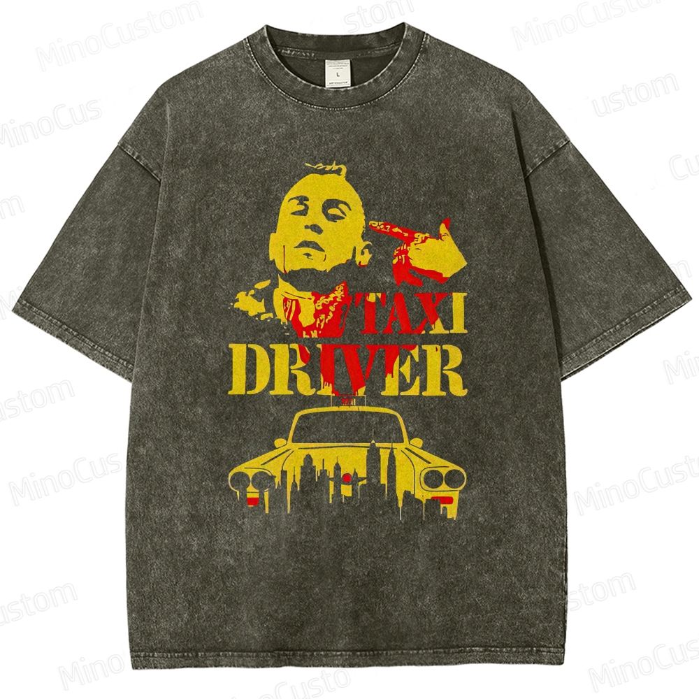 Urban Drama Themed Washed T - Shirt