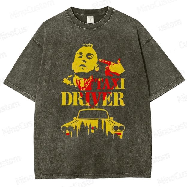 Urban Drama Themed Washed T - Shirt