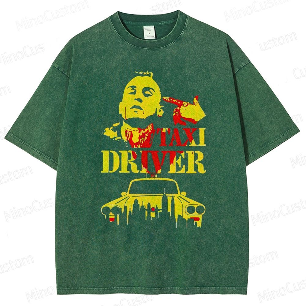 Urban Drama Themed Washed T - Shirt