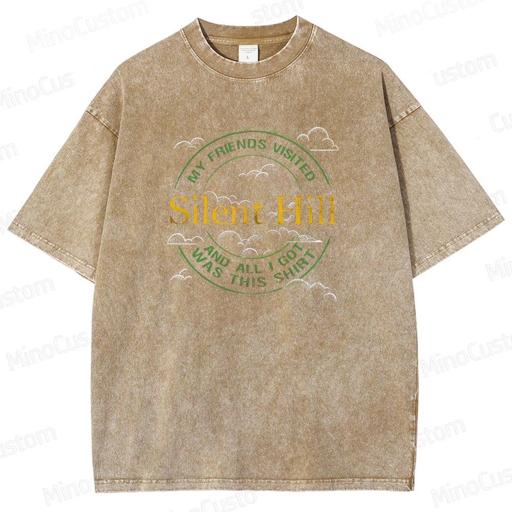 Horror - Themed Washed T - Shirt