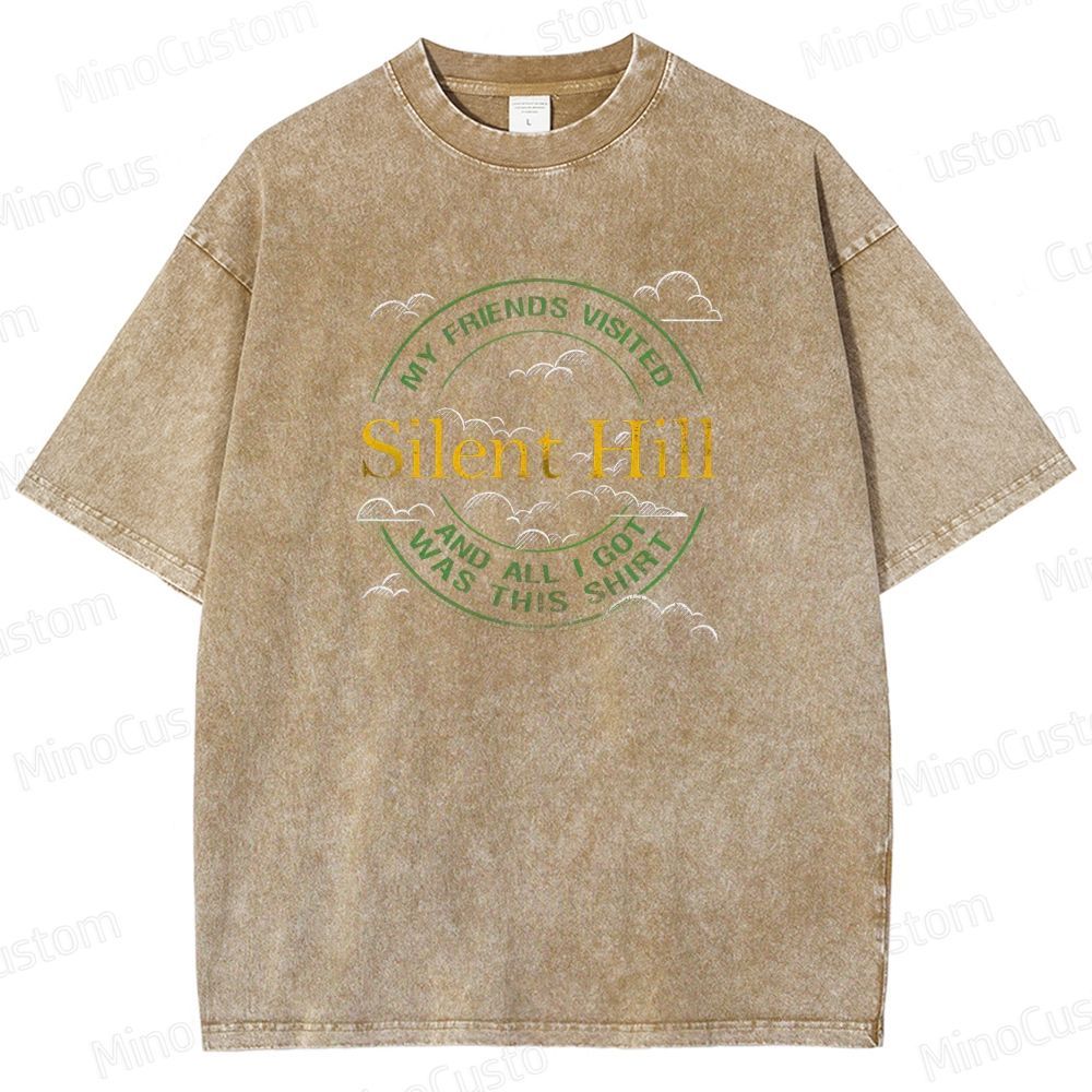 Horror - Themed Washed T - Shirt