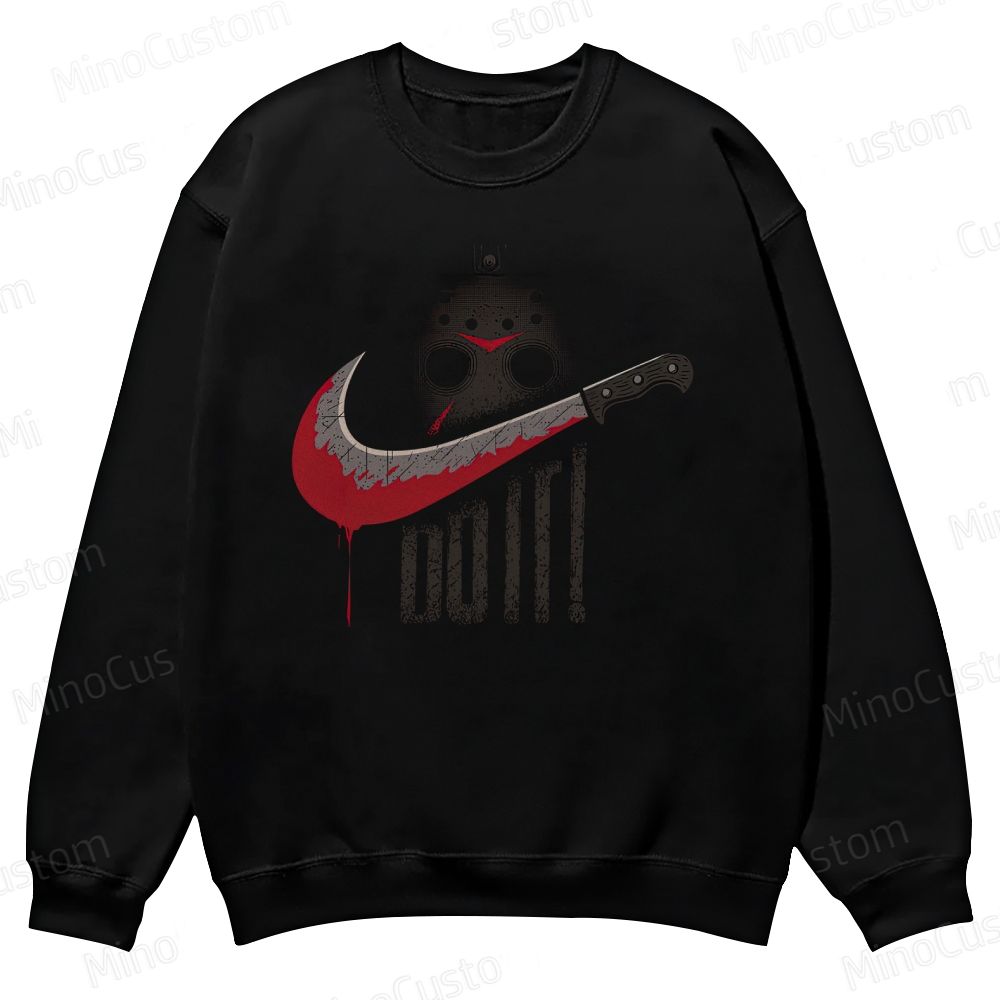Horror - Themed Graphic Sweatshirt
