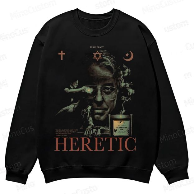 Religious Symbols and Character Themed Sweatshirt