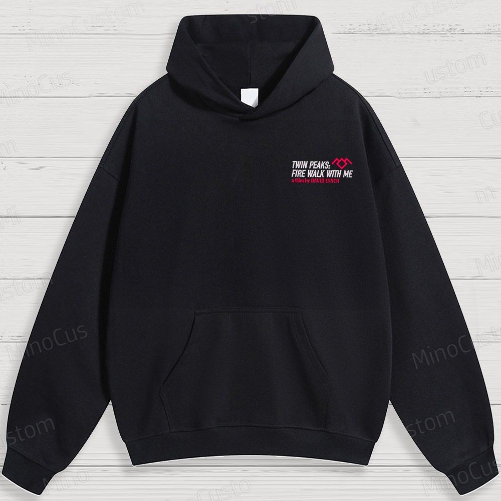 Twin Peaks Blue Rose Cotton Hoodies 