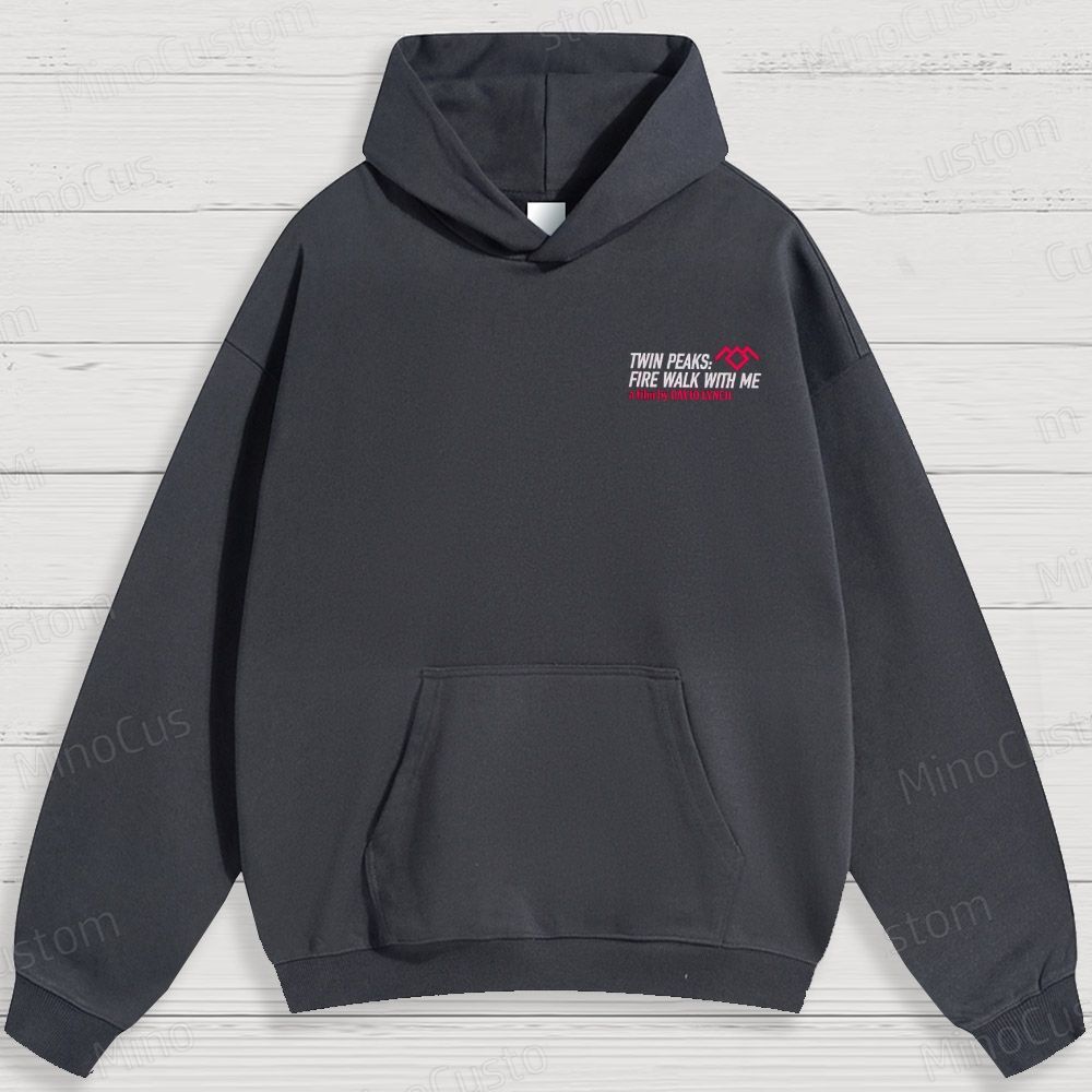 Twin Peaks Blue Rose Cotton Hoodies 