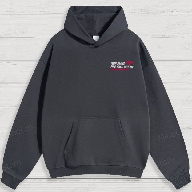 Twin Peaks Blue Rose Cotton Hoodies 