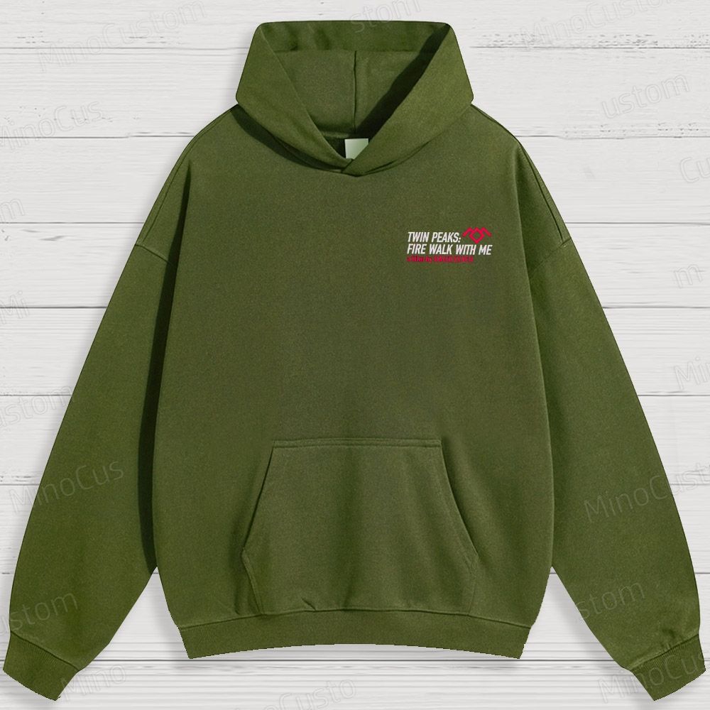 Twin Peaks Blue Rose Cotton Hoodies 