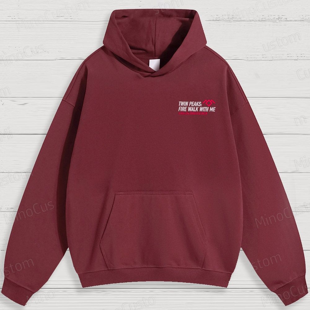 Twin Peaks Blue Rose Cotton Hoodies 