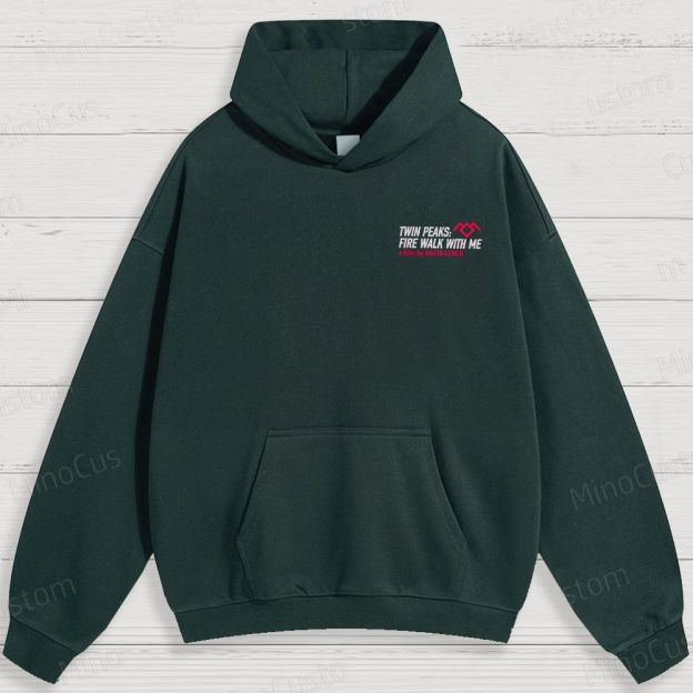 Twin Peaks Blue Rose Cotton Hoodies 