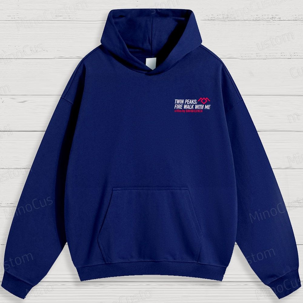 Twin Peaks Blue Rose Cotton Hoodies 