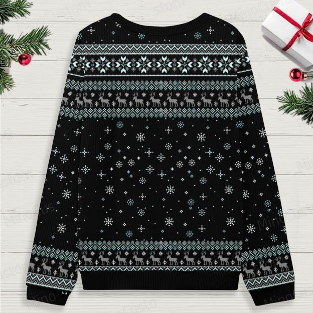 Santa ls Watching Ugly Christmas Knit sweatshirt
