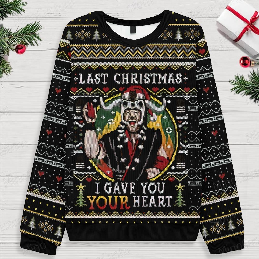 Last Christmas Viking Ugly Christmas Knit sweatshirt