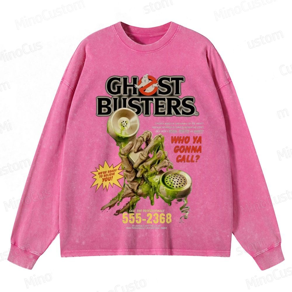 Ghost - Themed Graphic Long - Sleeve Sweatshirt
