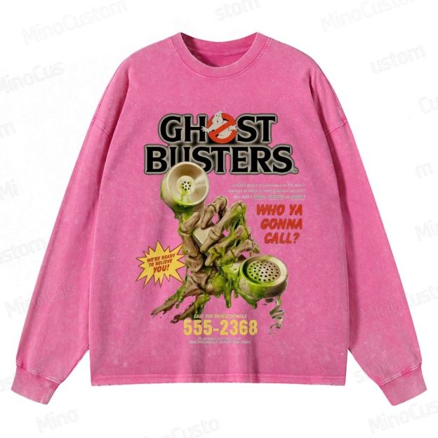 Ghost - Themed Graphic Long - Sleeve Sweatshirt