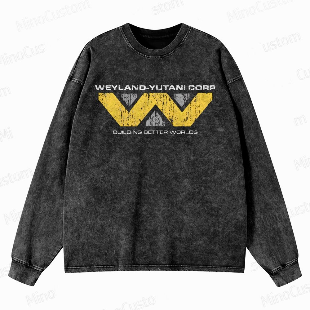 Weyland-Yutani Corp Vintage Crewneck Washed Sweatshirt
