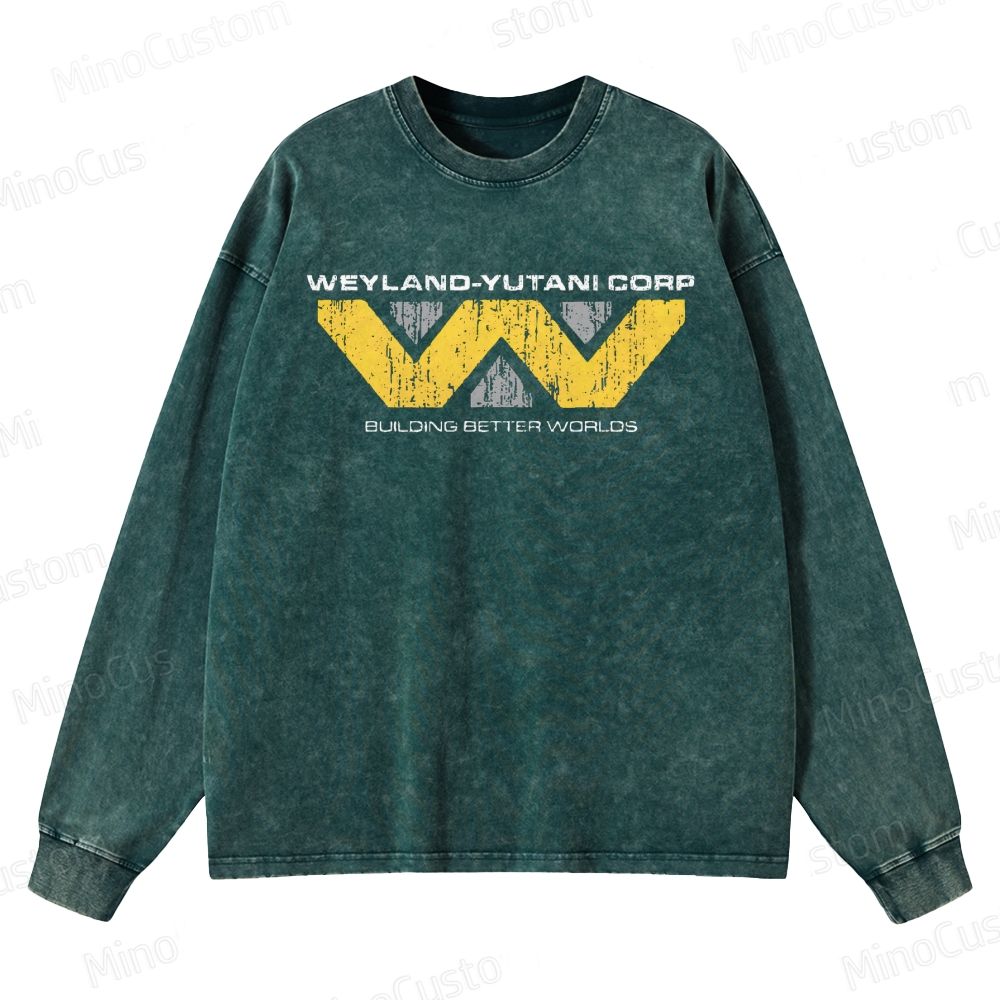 Weyland-Yutani Corp Vintage Crewneck Washed Sweatshirt