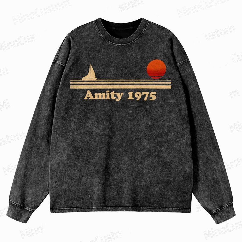 Amity 1975 Crewneck Washed Sweatshirt 