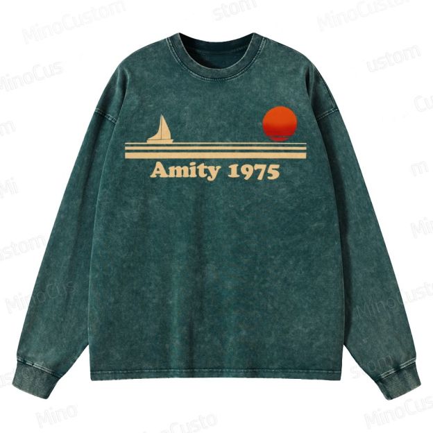Amity 1975 Crewneck Washed Sweatshirt 