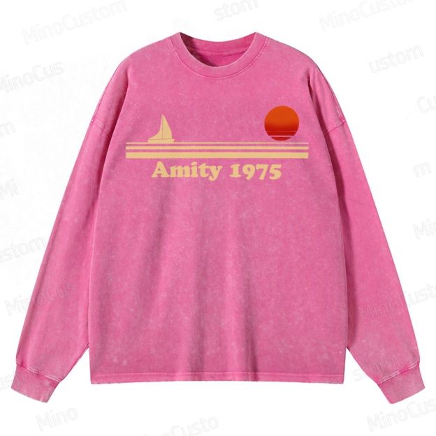 Amity 1975 Crewneck Washed Sweatshirt 