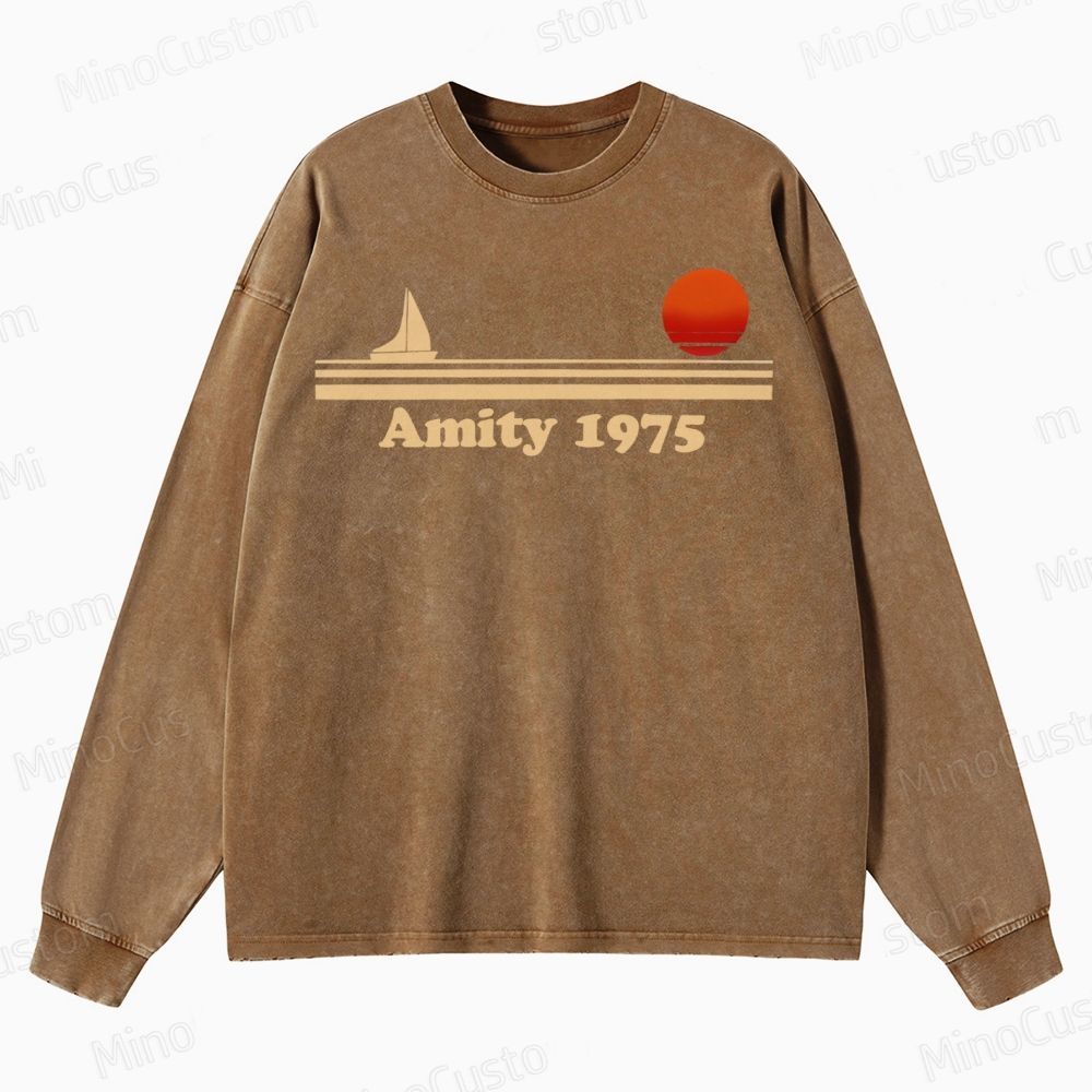 Amity 1975 Crewneck Washed Sweatshirt 