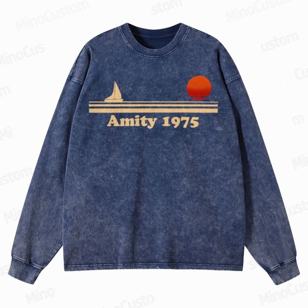 Amity 1975 Crewneck Washed Sweatshirt 