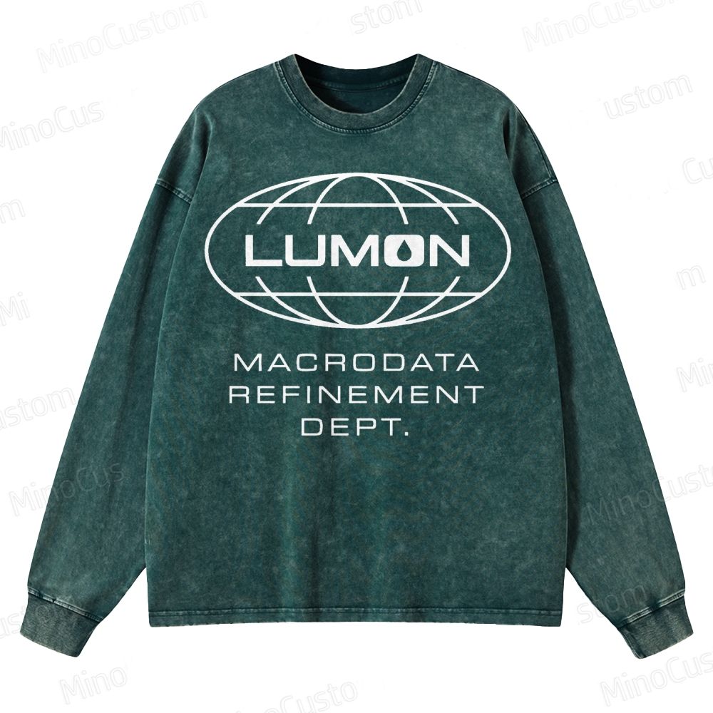 Vintage Distressed Crewneck Washed Sweatshirt 