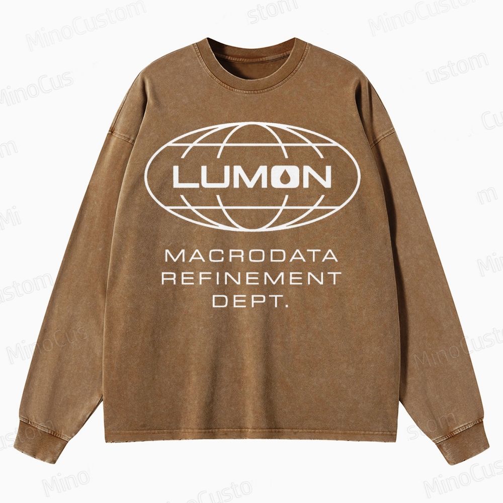 Vintage Distressed Crewneck Washed Sweatshirt 