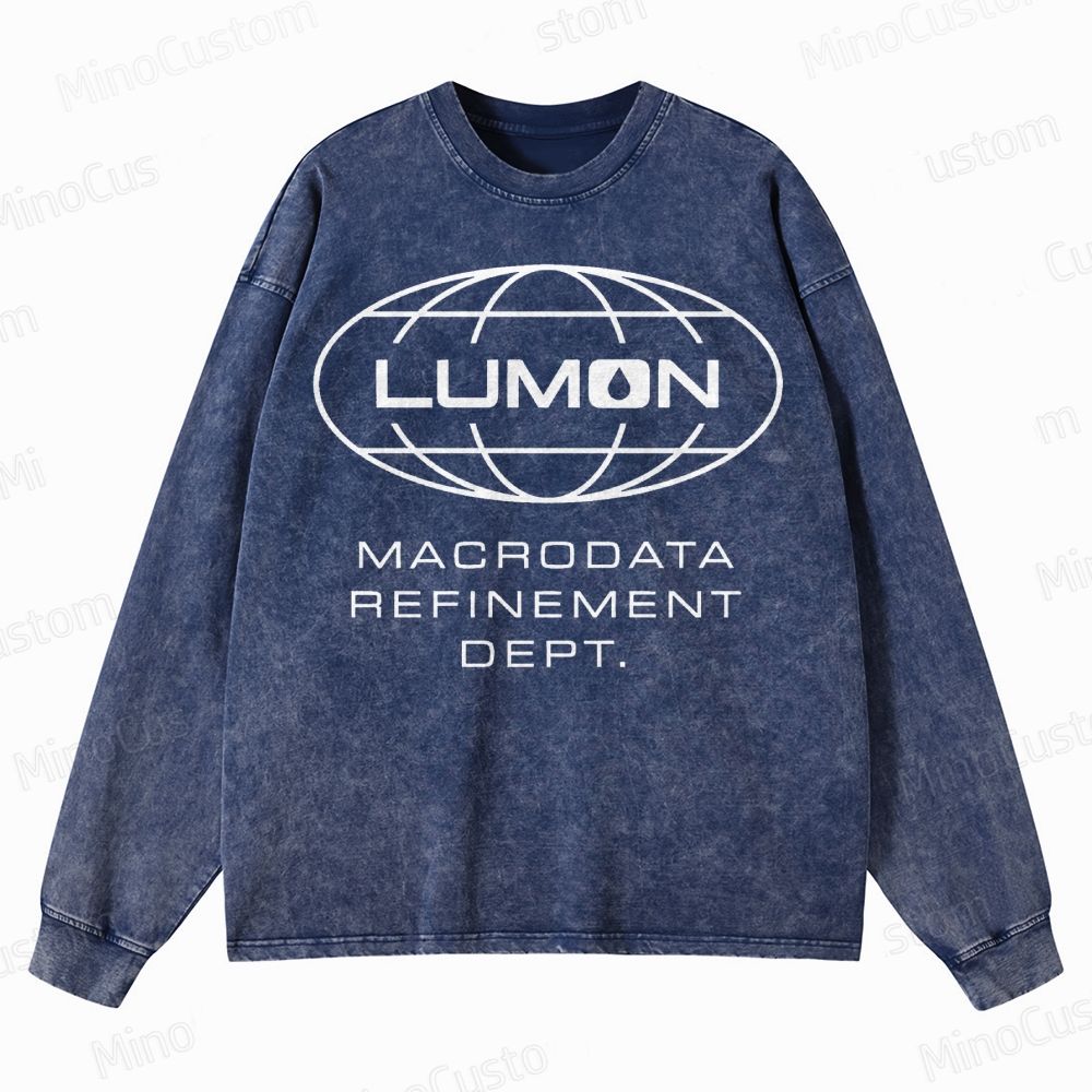 Vintage Distressed Crewneck Washed Sweatshirt 