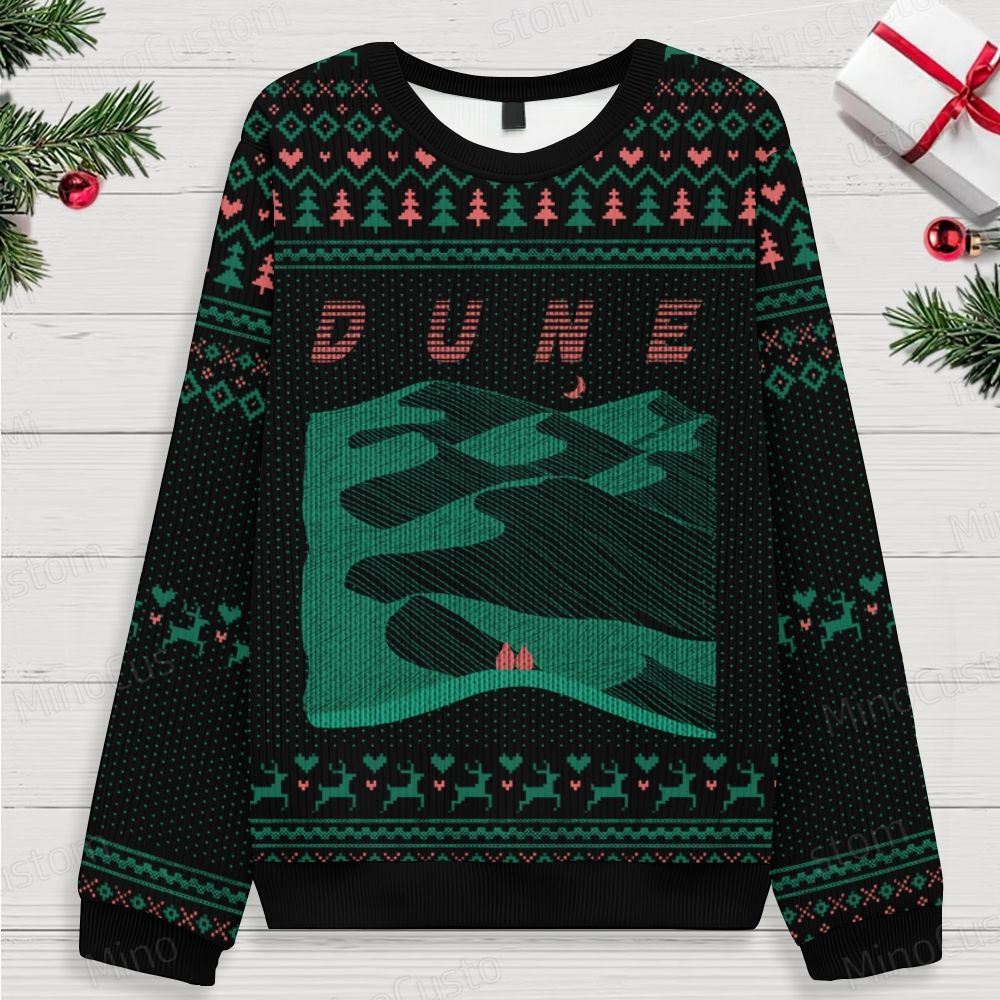 Sands Of Synchronicity Ugly Christmas Knit Sweatshirt 