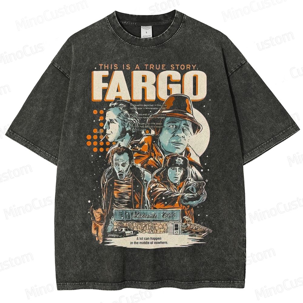 Vintage Movie Character Collage Graphic Short - Sleeve T - Shirt