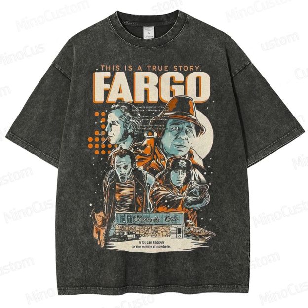 Vintage Movie Character Collage Graphic Short - Sleeve T - Shirt