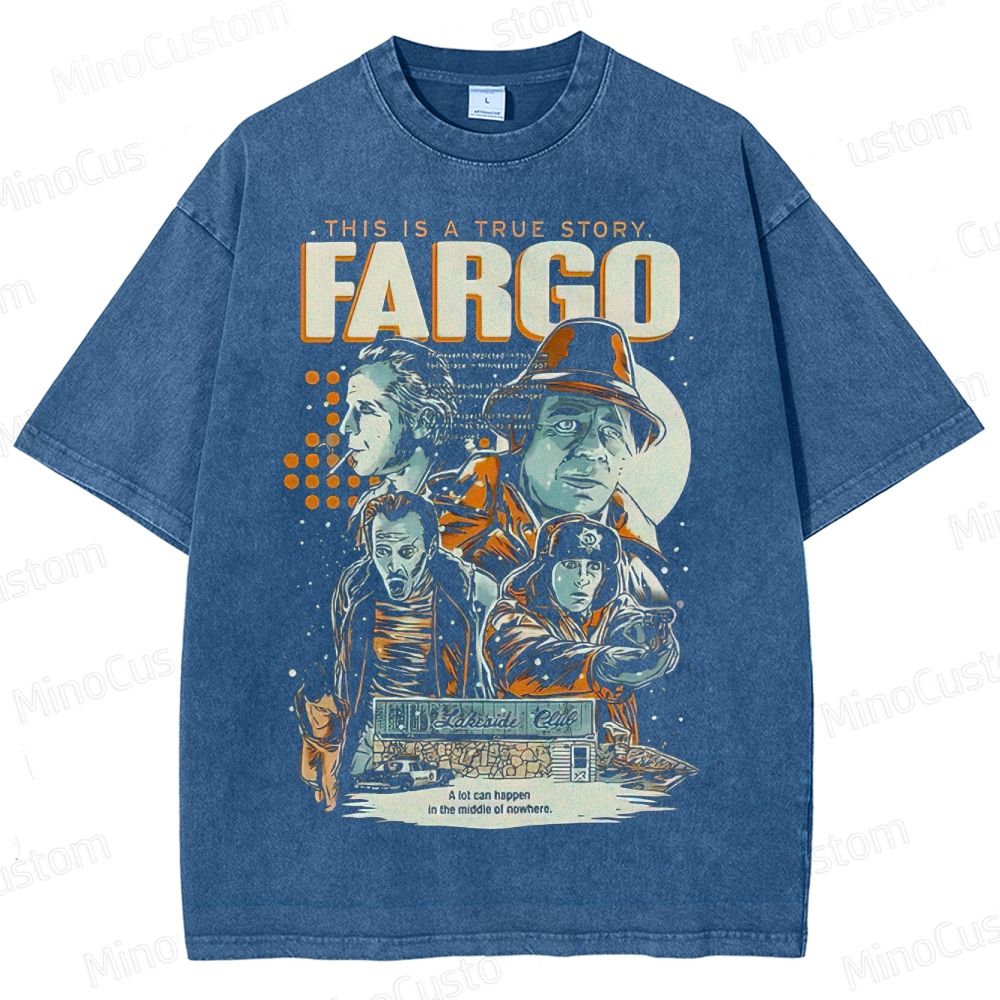 Vintage Movie Character Collage Graphic Short - Sleeve T - Shirt