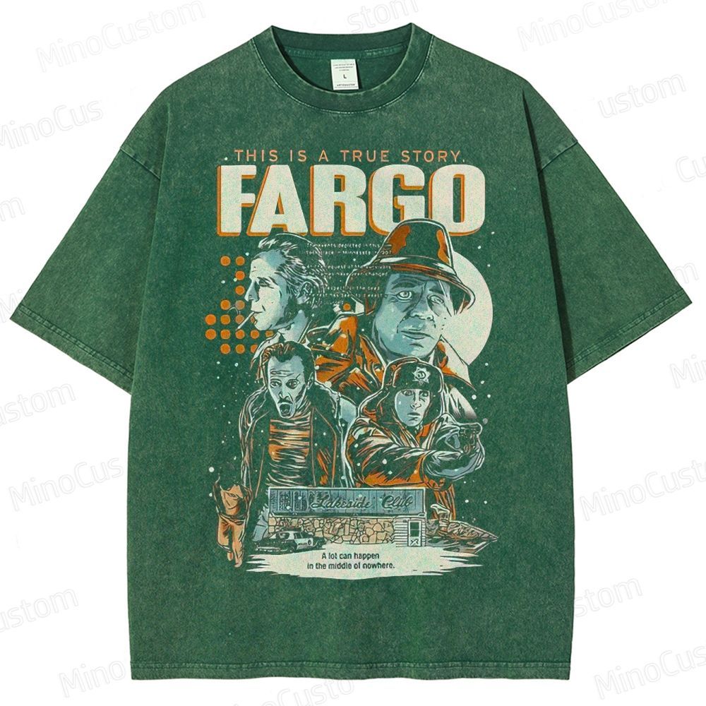 Vintage Movie Character Collage Graphic Short - Sleeve T - Shirt