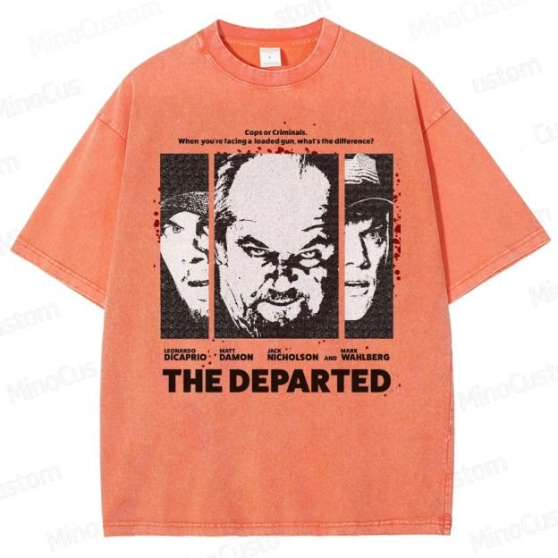 Vintage Crime - Themed Character Collage Short - Sleeve T - Shirt