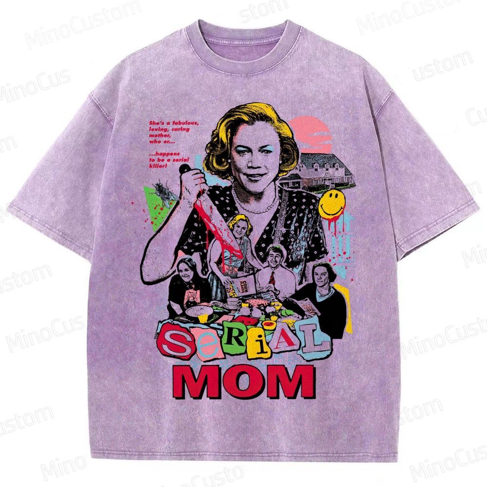 Vintage Character Collage with Thematic Text Short - Sleeve T - Shirt