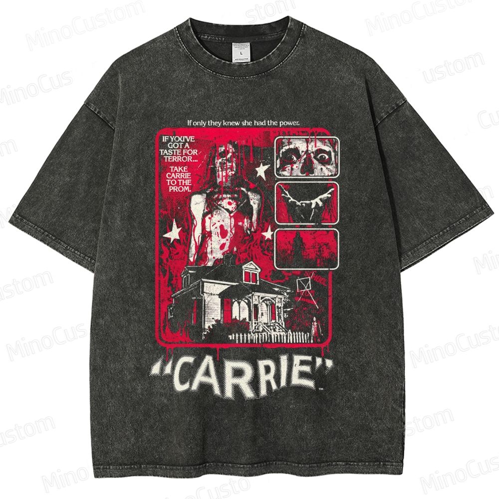 Horror - Themed Character and Scene Graphic Short - Sleeve T - Shirt